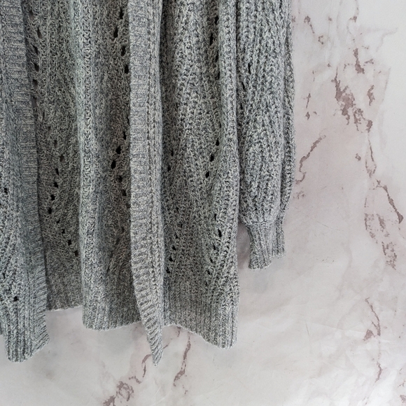 Cabi Cardigan Womens XS Gray Cathedral  Sweater Open Front Duster Long 3472 - Picture 5 of 13